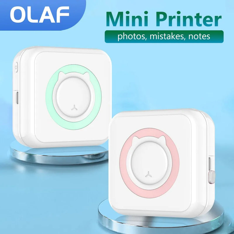 Mini Printer Portable Wireless for Thermal Stickers