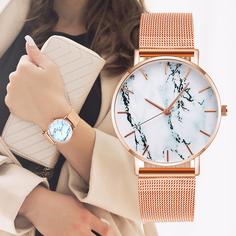 Marble Luxury Women Quartz Watches Gifts